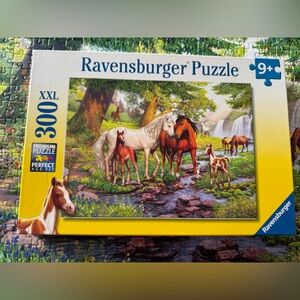 Ravensburger 300 XXL Puzzle with Horses and Greenery
